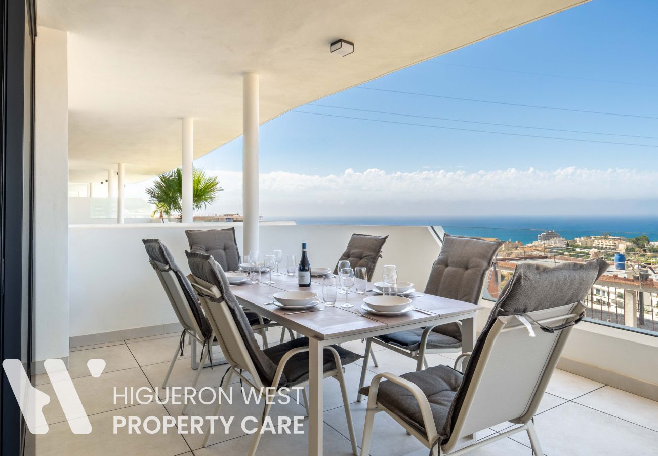 Apartment in Fuengirola - Casa Lina - Panoramic Seaviews and evening Sun! Higueron West, Fuengirola