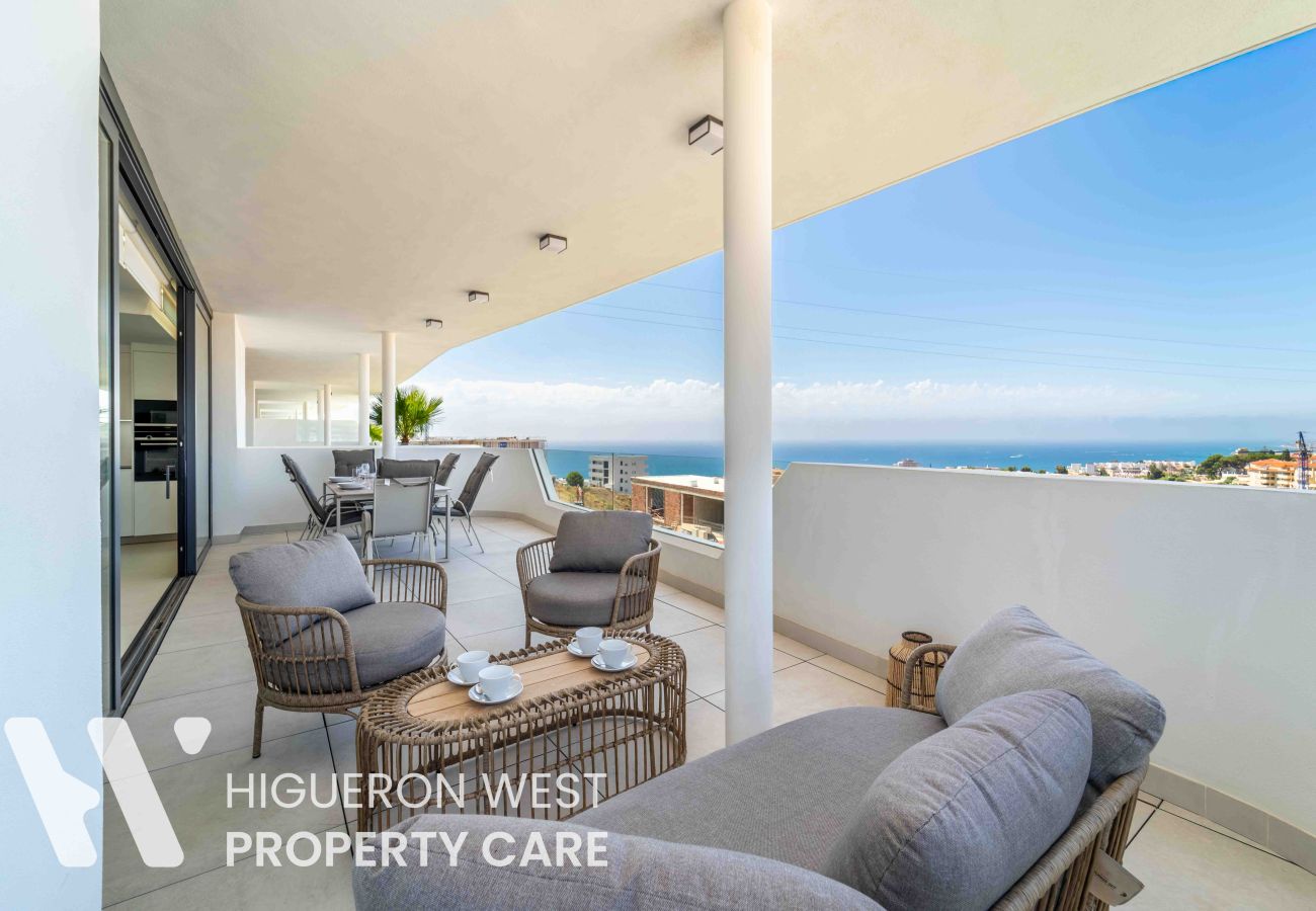 Apartment in Fuengirola - Casa Lina - Panoramic Seaviews and evening Sun! Higueron West, Fuengirola