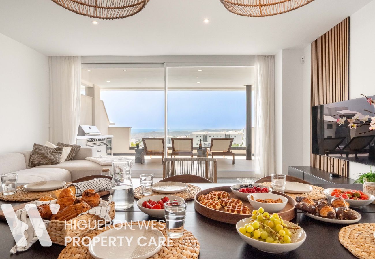 Apartment in Fuengirola - Casa Aura Higuerón  -Modern Luxury Apartment with Spectacular valley and sea views- Higueron - Fuengirola
