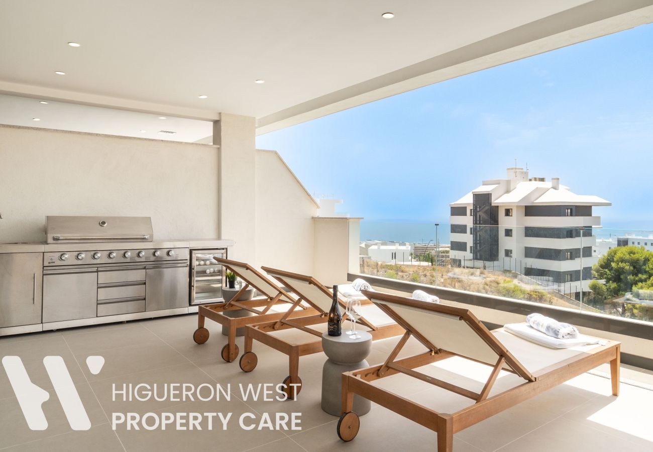 Apartment in Fuengirola - Casa Aura Higuerón  -Modern Luxury Apartment with Spectacular valley and sea views- Higueron - Fuengirola
