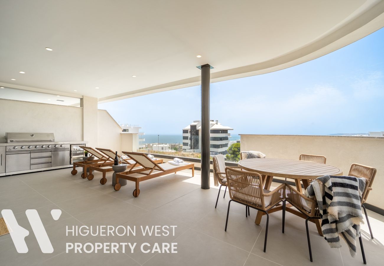 Apartment in Fuengirola - Casa Aura Higuerón  -Modern Luxury Apartment with Spectacular valley and sea views- Higueron - Fuengirola