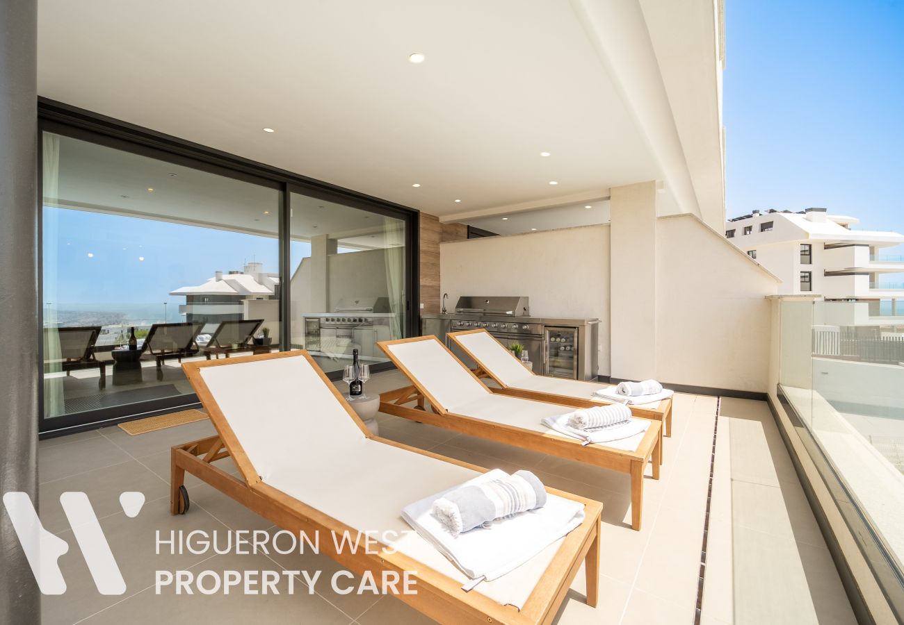 Apartment in Fuengirola - Casa Aura Higuerón  -Modern Luxury Apartment with Spectacular valley and sea views- Higueron - Fuengirola